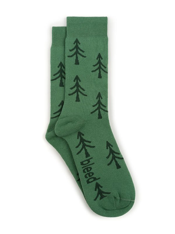 bleed-clothing Polar Tree Socken grün